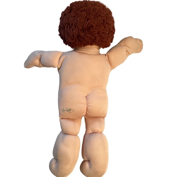 Vintage 1982 Cabbage Patch Doll*Xavier Roberts* No Clothes *Brown hair & eyes - Picture 8 of 8